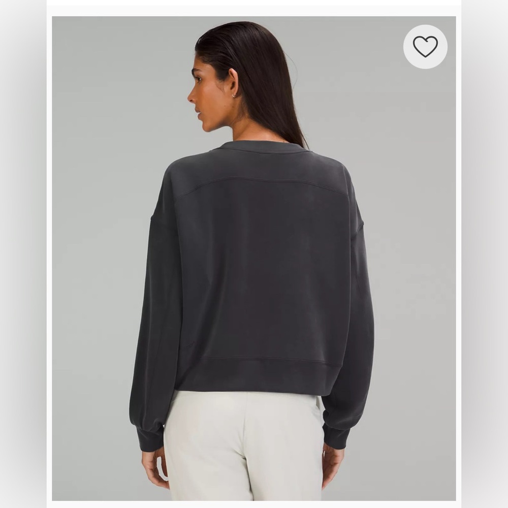 Softstreme Lululemon perfectly oversized crop crew sweatshirt